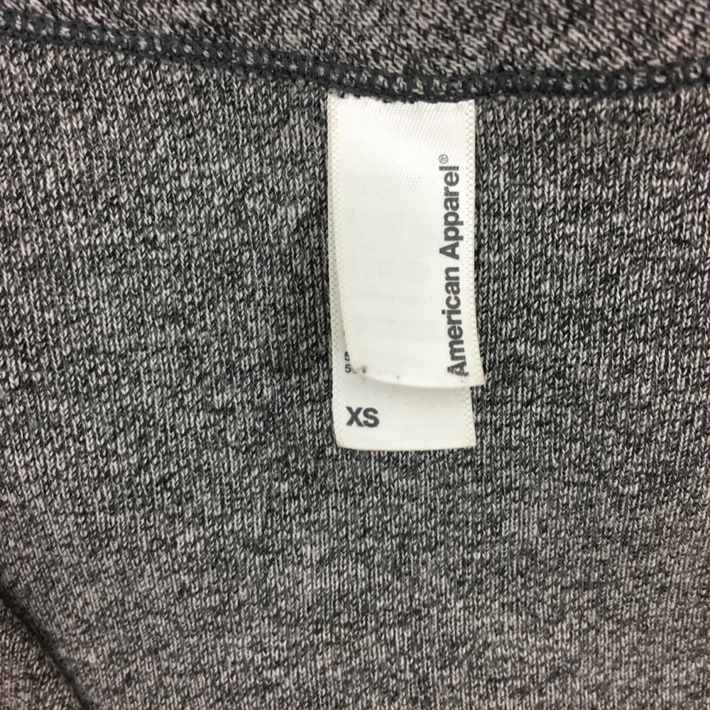 American Apparel Grey Cotton Blend Cardigan - Picture 4 of 7